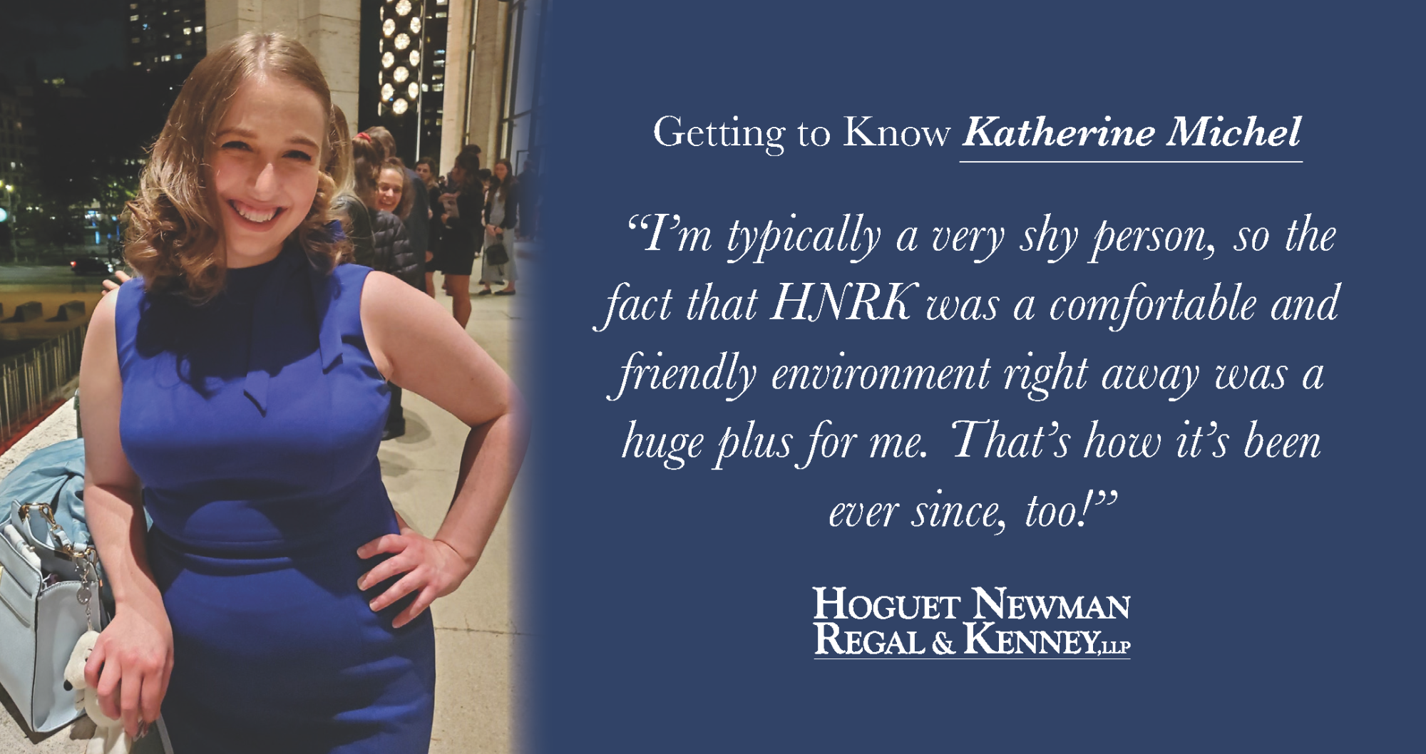 Getting to Know Katherine Michel HNRK NYC Law Firm